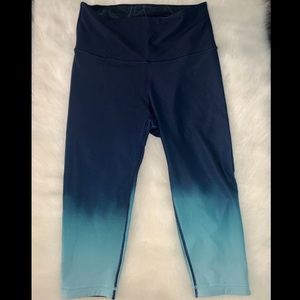 Peloton x WITH reversible crop leggings size Large